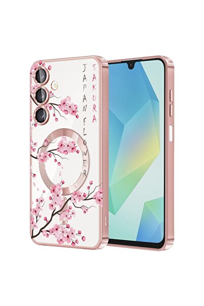 bestcase Πολυτελής Θήκη MagSafe, Συμβατή με Samsung Galaxy A16, Ανθισμένα Δέν...