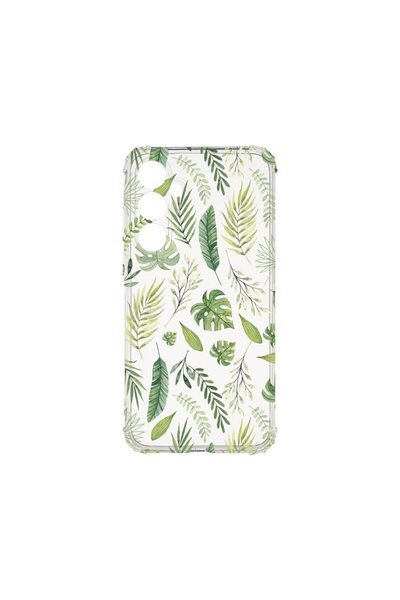 bestcase Θήκη για Samsung Galaxy A16, Αντικραδασμική 1.5MM, Πράσινα φύλλα, Αν...