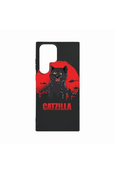 bestcase Θήκη, Συμβατή με Samsung Galaxy S23 Ultra, Catzilla, Ανθεκτική στη φ...