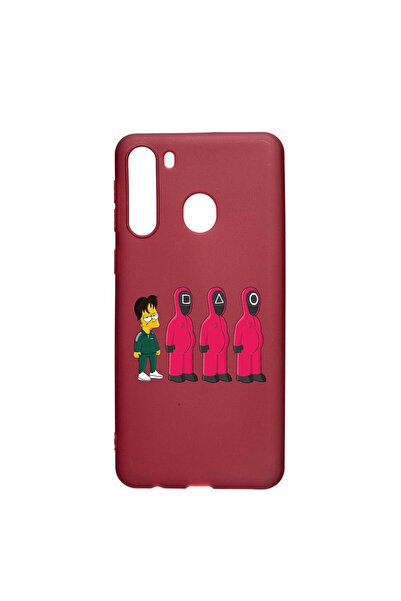 bestcase Θήκη σιλικόνης συμβατή με Samsung Galaxy A21, Squid Game - Simpson, ...