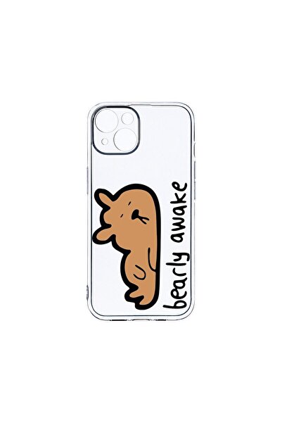bestcase Θήκη Διαφανής Σιλικόνη 2MM, Συμβατή με Apple iPhone 14, Bearly Awake...