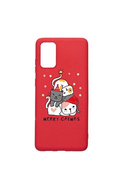 bestcase Husa Silicon Compatibila Cu Samsung Galaxy S20 Plus, Merry Catmas, r...