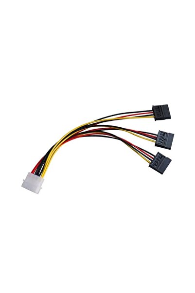 ALPTUĞ KÖROĞLU MOLEX TO ÜÇLÜ SATA ELEKTRİK POWER KABLO