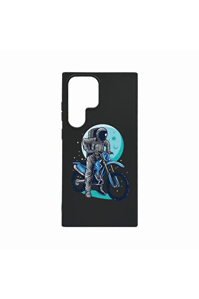 bestcase Θήκη, Συμβατή με Samsung Galaxy S23 Ultra, Αστροναύτης Μοτοσικλετιστ...