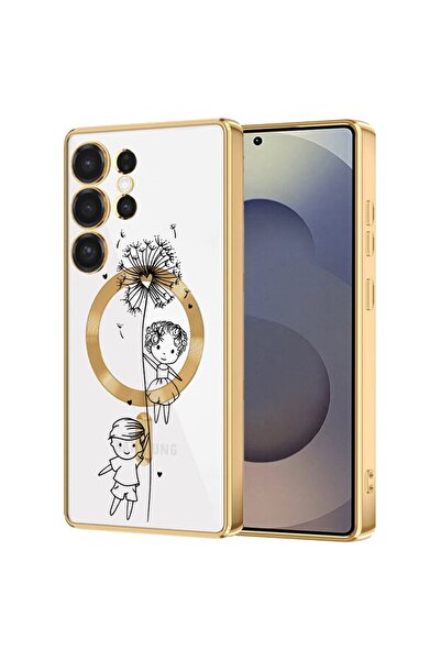 bestcase Πολυτελής Θήκη MagSafe, Συμβατή με Samsung Galaxy S24 Ultra, Πικραλί...