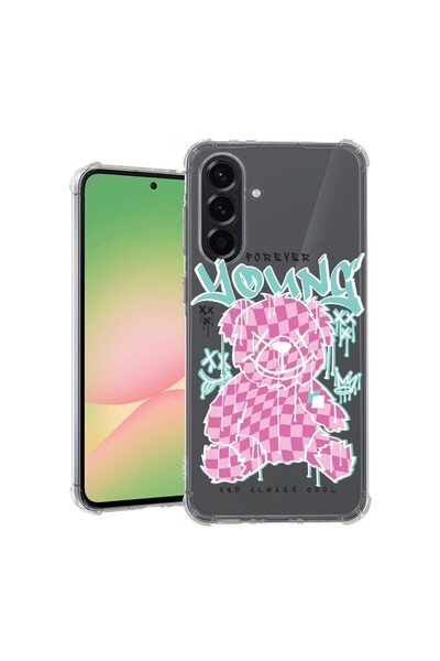 bestcase Θήκη για Samsung Galaxy A56, Αντικραδασμική 1.5MM, Αρκουδάκι Αιώνια ...