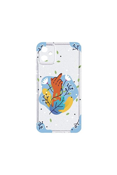 bestcase Θήκη Crystal Glitter 2MM, Συμβατή με Samsung Galaxy A05, Flowers FCK...