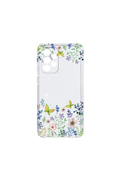 bestcase Θήκη Crystal Glitter 2MM, Συμβατή με Samsung Galaxy A52, Σχέδιο Πετα...