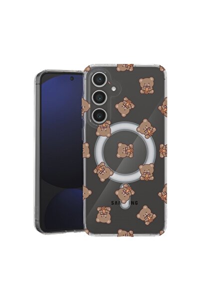 bestcase Θήκη για Samsung Galaxy A55, MagSafe Αντικραδασμική, με σχέδιο αρκου...