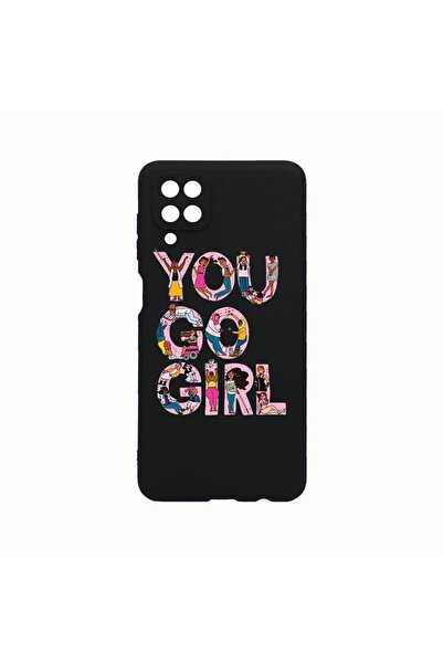 bestcase Θήκη Σιλικόνης, Συμβατή με Samsung Galaxy A12, Girl Power, Ανθεκτική...
