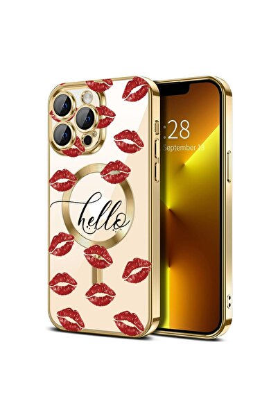 bestcase Πολυτελής Θήκη MagSafe, Συμβατή με Apple iPhone 13 Pro, Σχέδιο Kiss ...