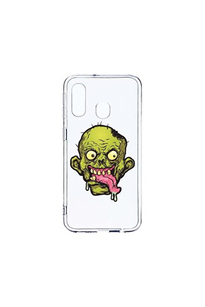bestcase Διαφανής Θήκη Σιλικόνης 2MM, Συμβατή με Samsung Galaxy A40, Ζόμπι, Α...