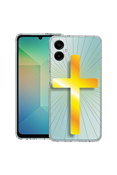 bestcase Θήκη για Samsung Galaxy A06 5G, Αντικραδασμική 1.5MM, Χρυσός Σταυρός...