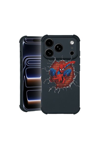 bestcase Husa TPU Pro Shock Compatibila cu Apple iPhone 17 Pro, cu Design Spi...