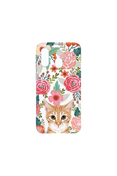 bestcase Διαφανής Θήκη Σιλικόνης 2MM, Συμβατή με Samsung Galaxy A40, Γάτα και...