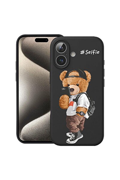 bestcase Θήκη για Apple iPhone 17 με σχέδιο Selfie Αρκουδάκι, Σιλικόνη Premiu...
