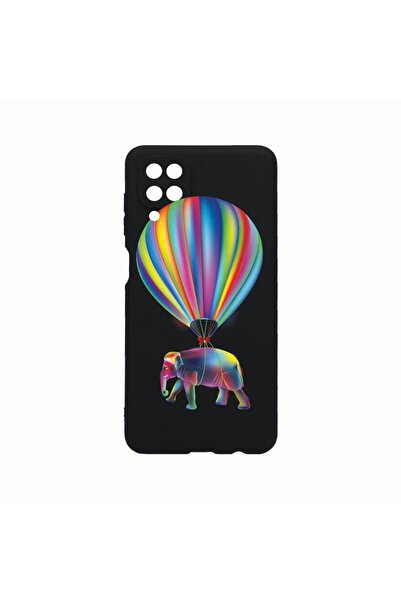 bestcase Θήκη Σιλικόνης, Συμβατή με Samsung Galaxy A12, Ελέφαντας Ουράνιο Τόξ...