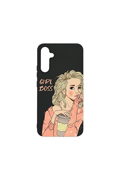 bestcase Λεπτή Θήκη Σιλικόνης 0.8MM, Συμβατή με Samsung Galaxy A34 5G, Girl B...