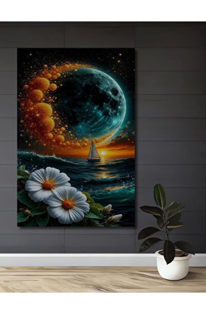 Teona Ahşap Μυστηριώδης Διαστημική Ταξιδιωτική Ξύλινη Διακοσμητική Πινακίδα γ...