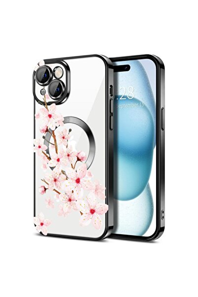 bestcase Πολυτελής Θήκη MagSafe, Συμβατή με Apple iPhone 14 Plus, Φλοράλ - Ντ...