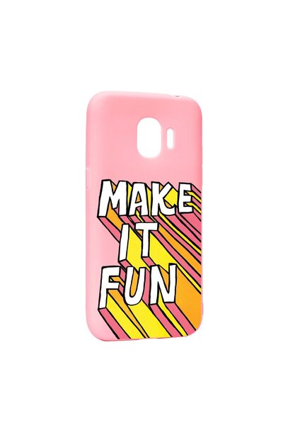 bestcase Προστατευτική θήκη με μήνυμα  "Make It Fun ", για Samsung Galaxy J4 ...