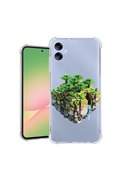 bestcase ¬Æ Husa compatibila Samsung Galaxy A06 4G, Anti Shock 1.5MM, Minecra...