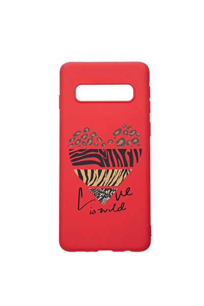 bestcase Θήκη σιλικόνης συμβατή με Samsung Galaxy S10 Plus, Love Is Wild, ανθ...