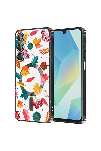 bestcase Πολυτελής Θήκη MagSafe, Συμβατή με Samsung Galaxy A25, Φύλλα Φθινοπώ...