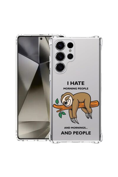 bestcase Θήκη για Samsung Galaxy S25 Ultra, Αντικραδασμική 1.5MM, Μισώ το πρω...