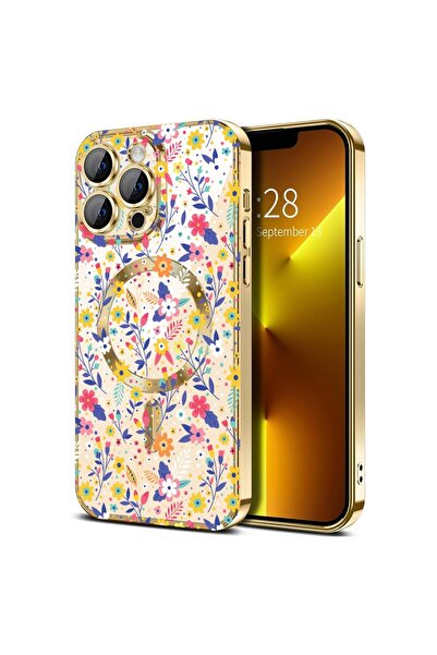 bestcase Πολυτελής Θήκη MagSafe, Συμβατή με Apple iPhone 13 Pro, Πολύχρωμο Σχ...