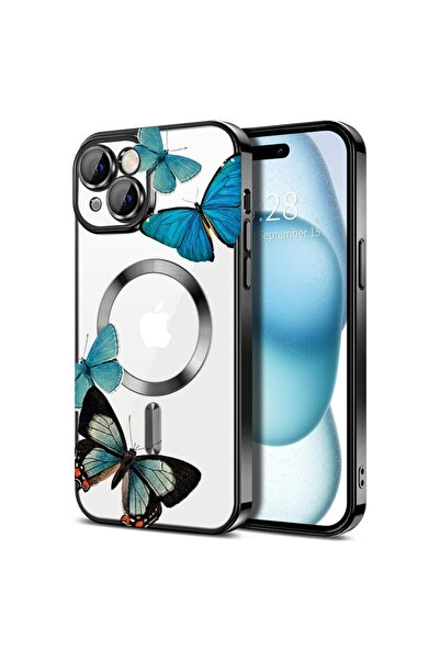 bestcase Πολυτελής Θήκη MagSafe, Συμβατή με Apple iPhone 14 Plus, Μπλε Πεταλο...