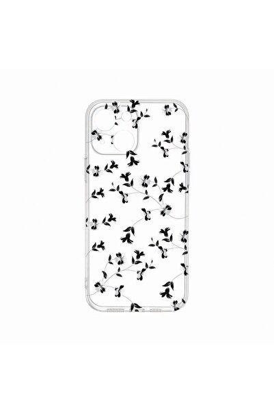 bestcase Husa BestCase¬Æ, Compatibila Cu Apple iPhone 14, Black Flower, Rezis...