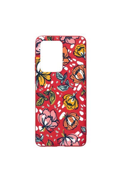 bestcase Θήκη Σιλικόνης Συμβατή με Samsung Galaxy S20 Ultra, Λουλούδια - Παστ...