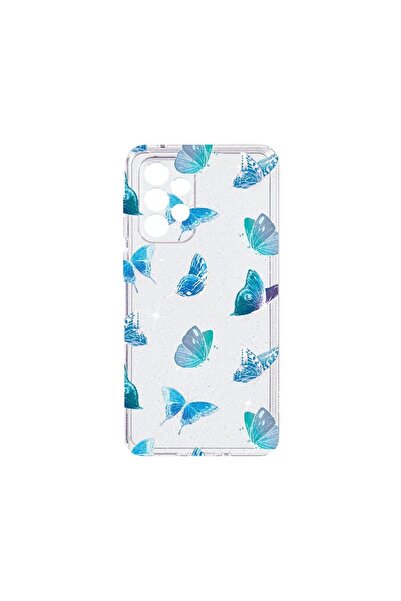 bestcase Θήκη Crystal Glitter 2MM, Συμβατή με Samsung Galaxy A52, Σχέδιο Πετα...
