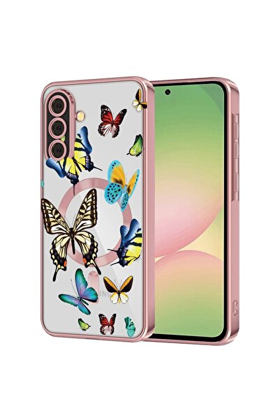 bestcase Πολυτελής Θήκη MagSafe, Συμβατή με Samsung Galaxy S24, Όμορφες Πολύχ...