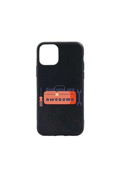 bestcase Husa Silicon Compatibila cu Apple iPhone 13 Pro, Awesome Dad, cu int...