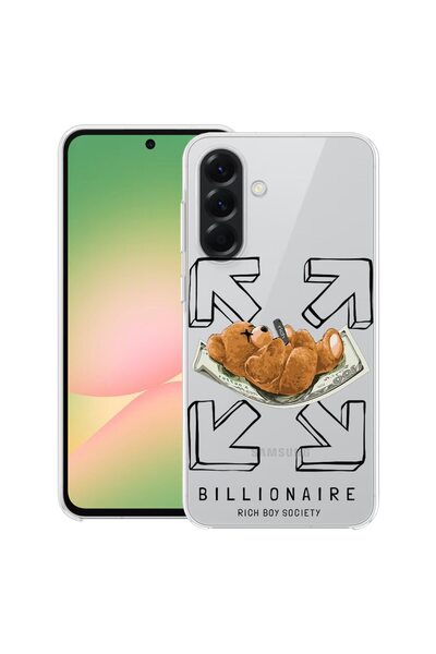 bestcase Θήκη για Samsung Galaxy A17 5G με σχέδιο Billionaire Bear, Διαφανής ...