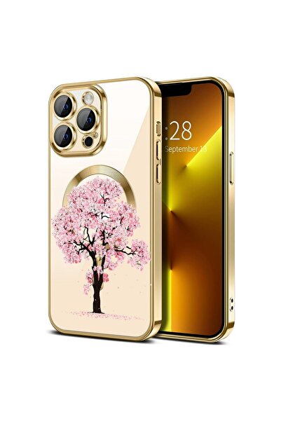 bestcase Πολυτελής Θήκη MagSafe, Συμβατή με Apple iPhone 14 Pro Max, Κερασένι...