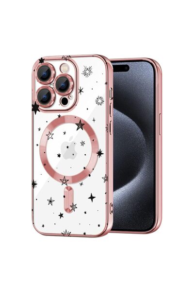 bestcase Πολυτελής Θήκη MagSafe, Συμβατή με Apple iPhone 13 Pro Max, Αστέρια,...