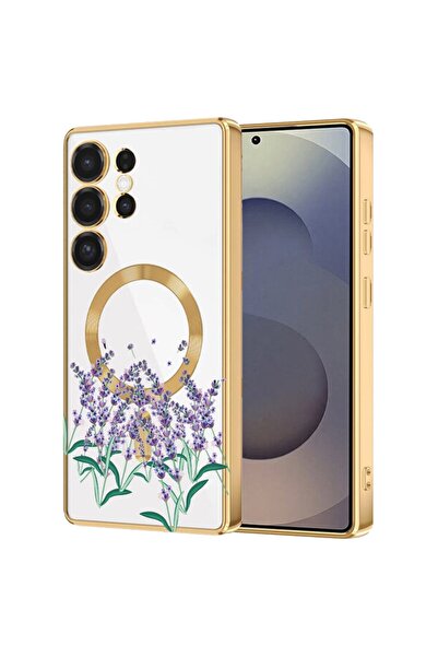 bestcase Πολυτελής Θήκη MagSafe, Συμβατή με Samsung Galaxy S25 Ultra, Λεβάντα...