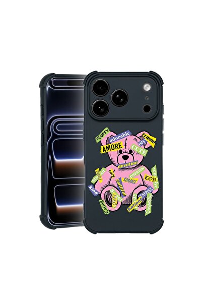 bestcase Θήκη TPU Pro Shock Συμβατή με Apple iPhone 17 Pro, με σχέδιο Teddy B...