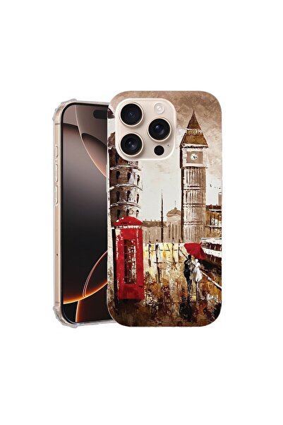 bestcase Husa pentru Apple iPhone 16 Pro Max, Anti Shock 1.5MM, London, Rezis...