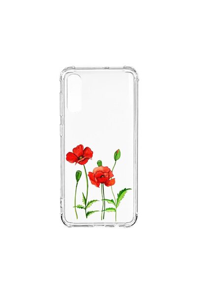 bestcase Husa Αντικραδασμική Θήκη Συμβατή με Samsung Galaxy A50, Κόκκινο Παπα...