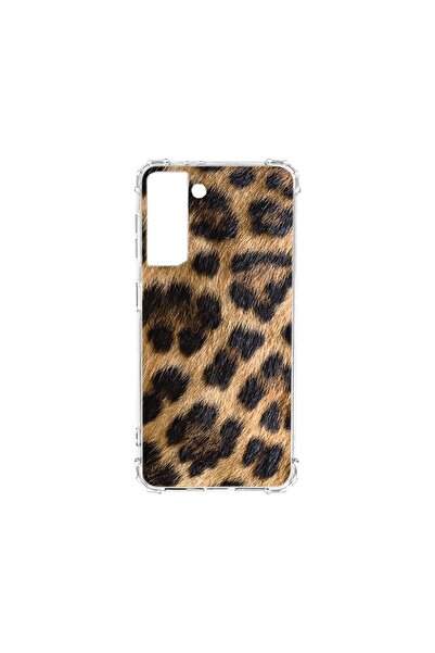 bestcase Husa Αντικραδασμική 1.5MM, Συμβατή με Samsung Galaxy S21, Σχέδιο λεο...