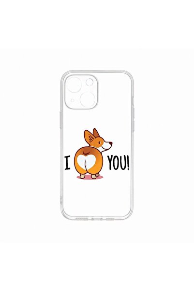 bestcase Θήκη, Συμβατή με Apple iPhone 14 Plus, Χαριτωμένο Emoji σκυλάκι, Ανθ...