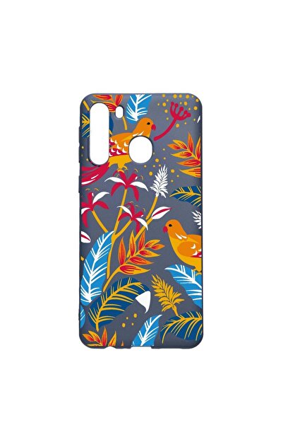 bestcase Θήκη σιλικόνης συμβατή με Samsung Galaxy A21, Έγχρωμα πουλιά, ανθεκτ...