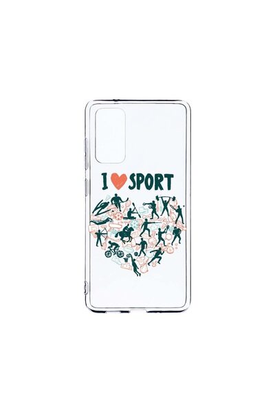 bestcase Διαφανής Θήκη Σιλικόνης 2MM, Συμβατή με Samsung Galaxy S20, Λατρεύω ...