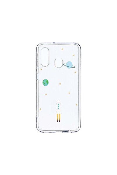 bestcase Διαφανής Θήκη Σιλικόνης 2MM, Συμβατή με Samsung Galaxy A40, Σχέδιο Σ...