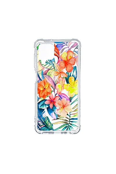 bestcase Husa Αντικραδασμική Θήκη Συμβατή με Samsung Galaxy A12, Τροπικά Λουλ...