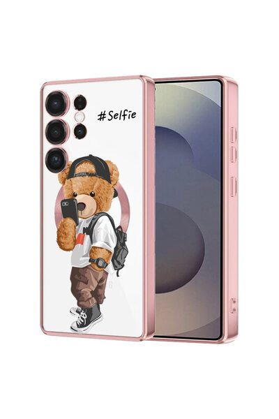 bestcase Πολυτελής Θήκη MagSafe, Συμβατή με Samsung Galaxy S24 Ultra, Αρκουδά...